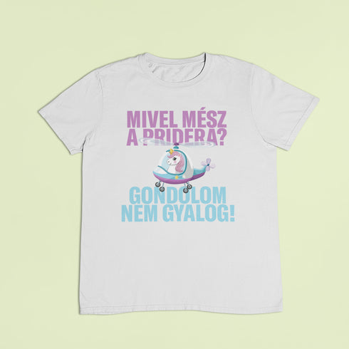 ZShowTime unisex póló - Mivel mész a Pridera?